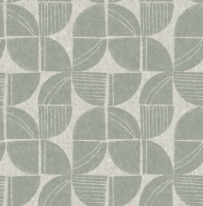 product image of Baxter Sea Green Semicircle Mosaic Wallpaper 537