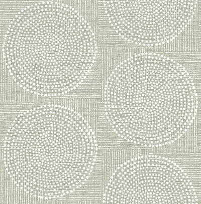 product image for Salma Sage Medallion Wallpaper 87