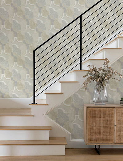 product image for Hollace Honey Geometric Wallpaper 20