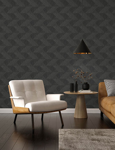 product image for Presley Black Tessellation Wallpaper 79