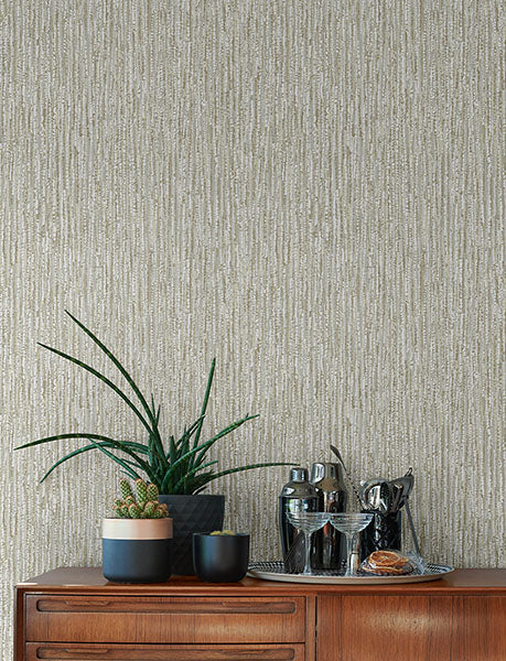 media image for Corliss Neutral Beaded Strands Wallpaper 227