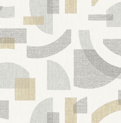 product image of Fulton Gold Shapes Wallpaper 558
