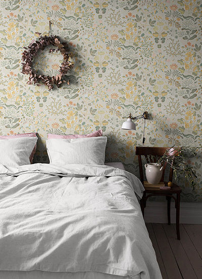 product image for Groh Apricot Floral Wallpaper 29