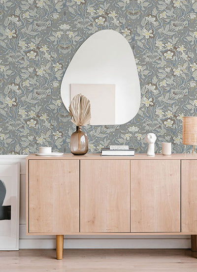 product image for Lisa Stone Floral Damask Wallpaper 94