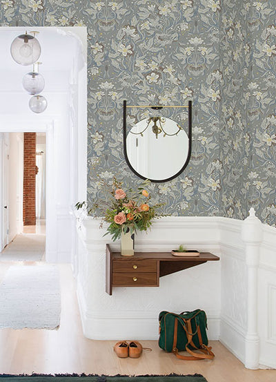 product image for Lisa Stone Floral Damask Wallpaper 22