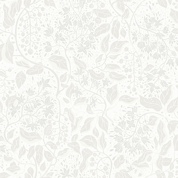 media image for Turi Light Grey Twining Vines Wallpaper 259