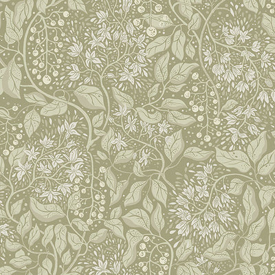 product image of Turi Moss Twining Vines Wallpaper 592