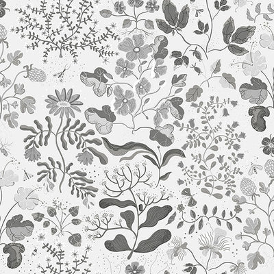 product image of Groh Grey Floral Wallpaper 559