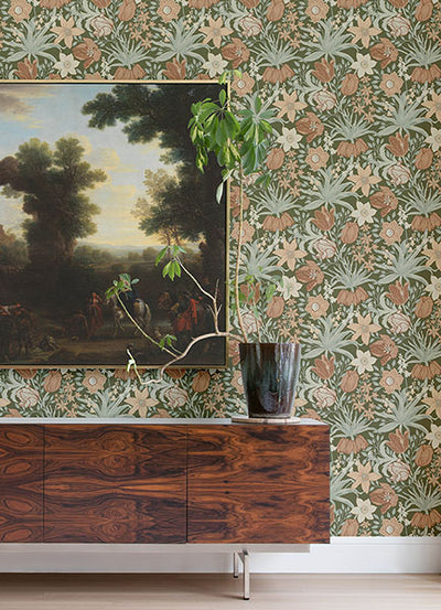 product image for Cecilia Moss Tulip and Daffodil Wallpaper 26