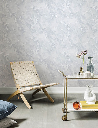 product image for Grandin Light Grey Marbled Wallpaper 93