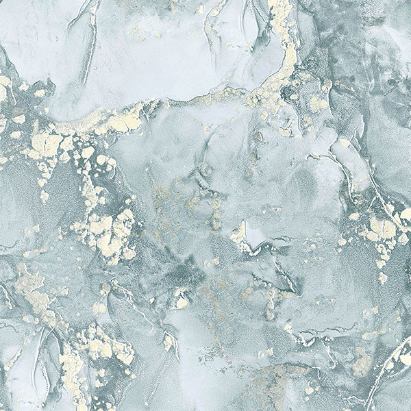 media image for Grandin Light Blue Marbled Wallpaper 270