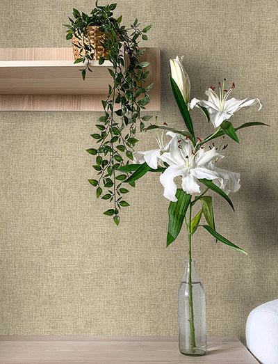 product image for Buxton Brown Faux Weave Wallpaper 29