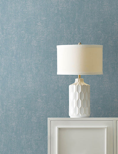 product image for Edmore Sky Blue Faux Suede Wallpaper 73