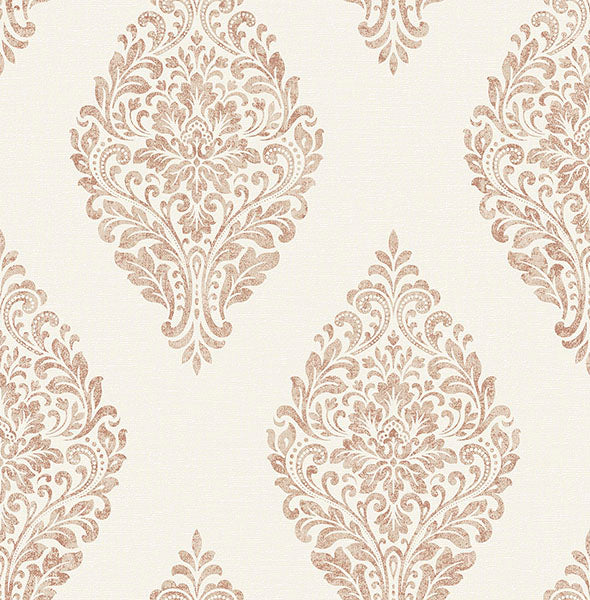 media image for Gillian Copper Medallion Wallpaper 227