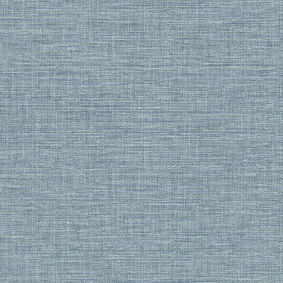 product image of Exhale Sky Blue Faux Grasscloth Wallpaper 519