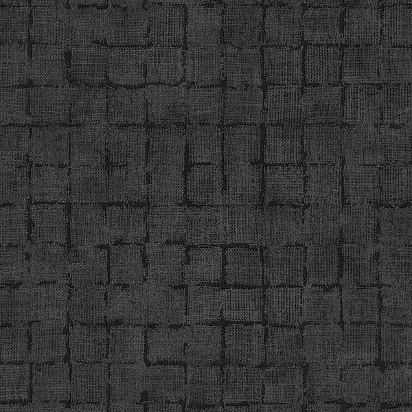 media image for Blocks Charcoal Checkered Wallpaper 275