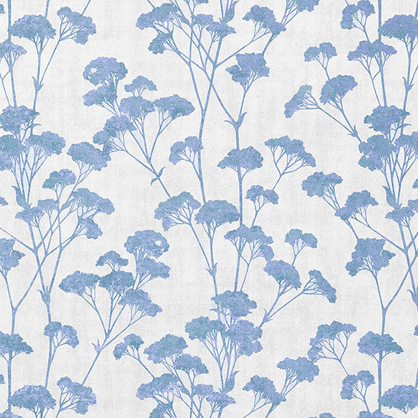 media image for Sprig Blue Trail Wallpaper 20