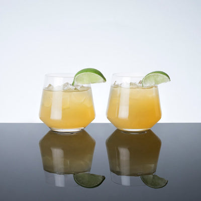 product image for angled crystal cocktail tumblers 4 62