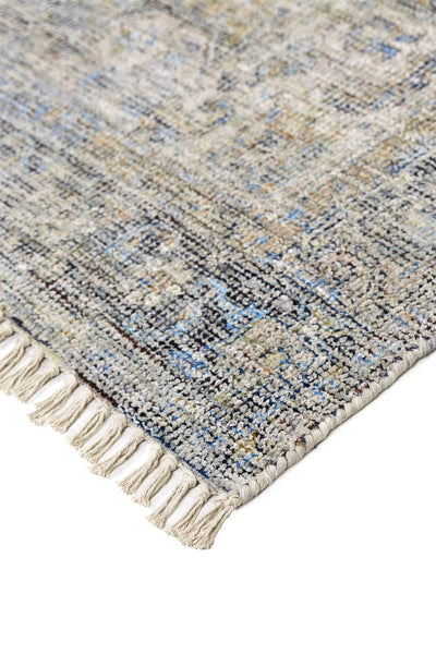 product image for Ramey Hand Woven Blue and Gray Rug by BD Fine Corner Image 1 13