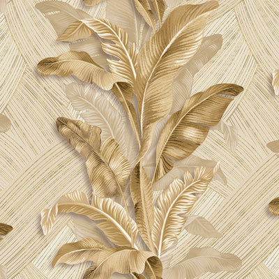 product image for Palma Beige/Gold Wallpaper from Stratum Collection by Galerie Wallcoverings 50