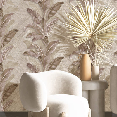 product image for Palma Beige/Pink Wallpaper from Stratum Collection by Galerie Wallcoverings 98