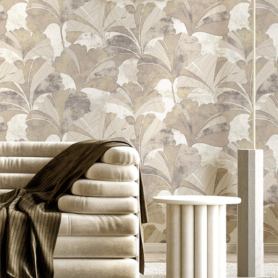 product image for Ginko Beige/Cream Wallpaper from Stratum Collection by Galerie Wallcoverings 74