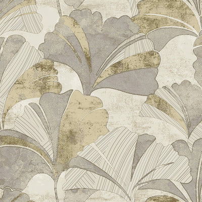 product image for Ginko Grey/Gold Wallpaper from Stratum Collection by Galerie Wallcoverings 77