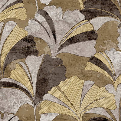 product image of Ginko Grey/Brown Wallpaper from Stratum Collection by Galerie Wallcoverings 57