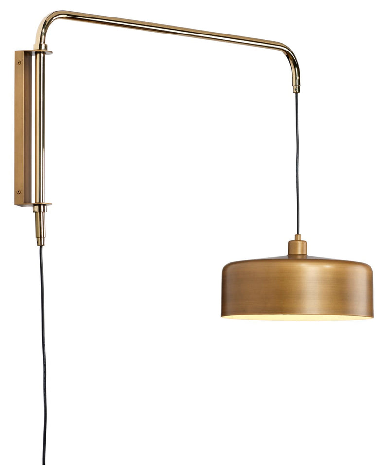 media image for jeno swing arm wall sconce by jamie young 4jeno lgbr 11 238