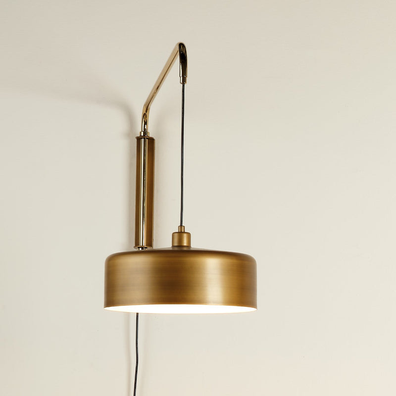 media image for jeno swing arm wall sconce by jamie young 4jeno lgbr 5 284