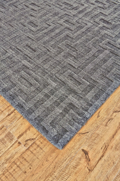 product image for Savona Hand Woven Gray and Silver Rug by BD Fine Corner Image 1 69