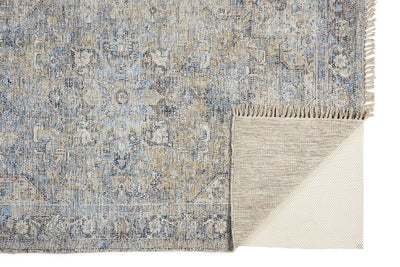 product image for Ramey Hand Woven Blue and Gray Rug by BD Fine Fold Image 1 57