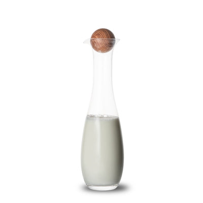 product image of nature carafe bottle with oak stopper by sagaform 5018258 1 556