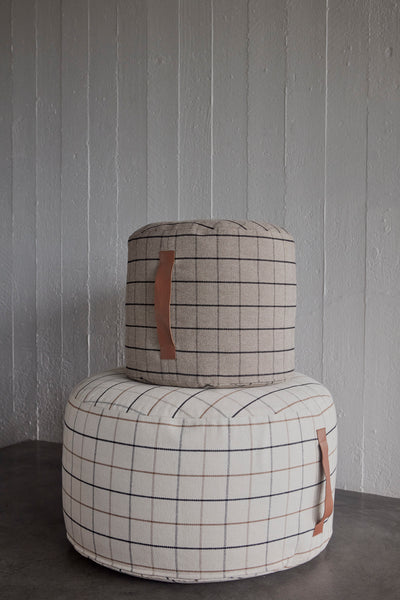 product image for grid pouf large offwhite 2 92