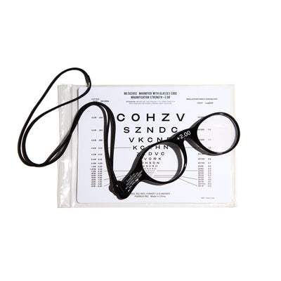 product image for magnifier with glasses code 2 56