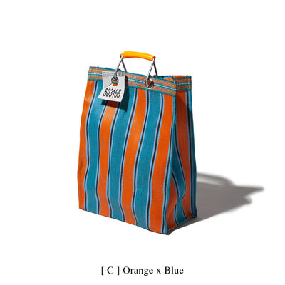 product image for recycled plastic stripe bag rectangle d15 by puebco 503332 4 59