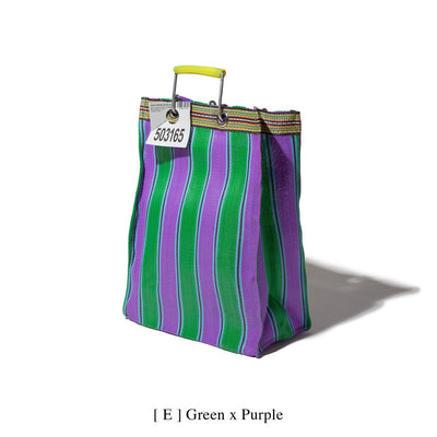 product image for recycled plastic stripe bag rectangle d15 by puebco 503332 6 62