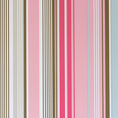 product image of Stripe Classic Wallpaper in Blue/Brown/Multi 564