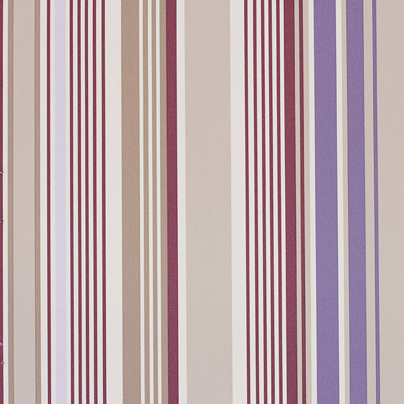 media image for Stripe Classic Wallpaper in Blue/Brown/Red/Multi 279