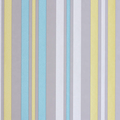 product image of Sample Stripe Retro Wallpaper in Blue/Grey/Multi 553