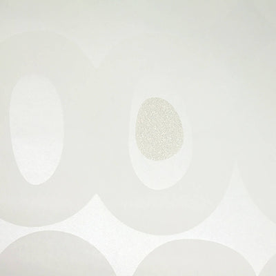 product image of Geo Metallic Wallpaper in Grey/Silver/Off-White 578