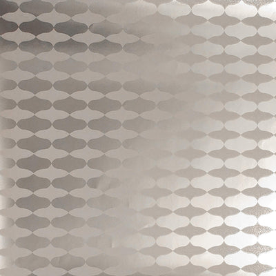 product image of Geometric Metallic Transitional Wallpaper in Cream/Beige/Grey 516