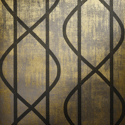 product image of Saturn Wallpaper in Umber Brown 57