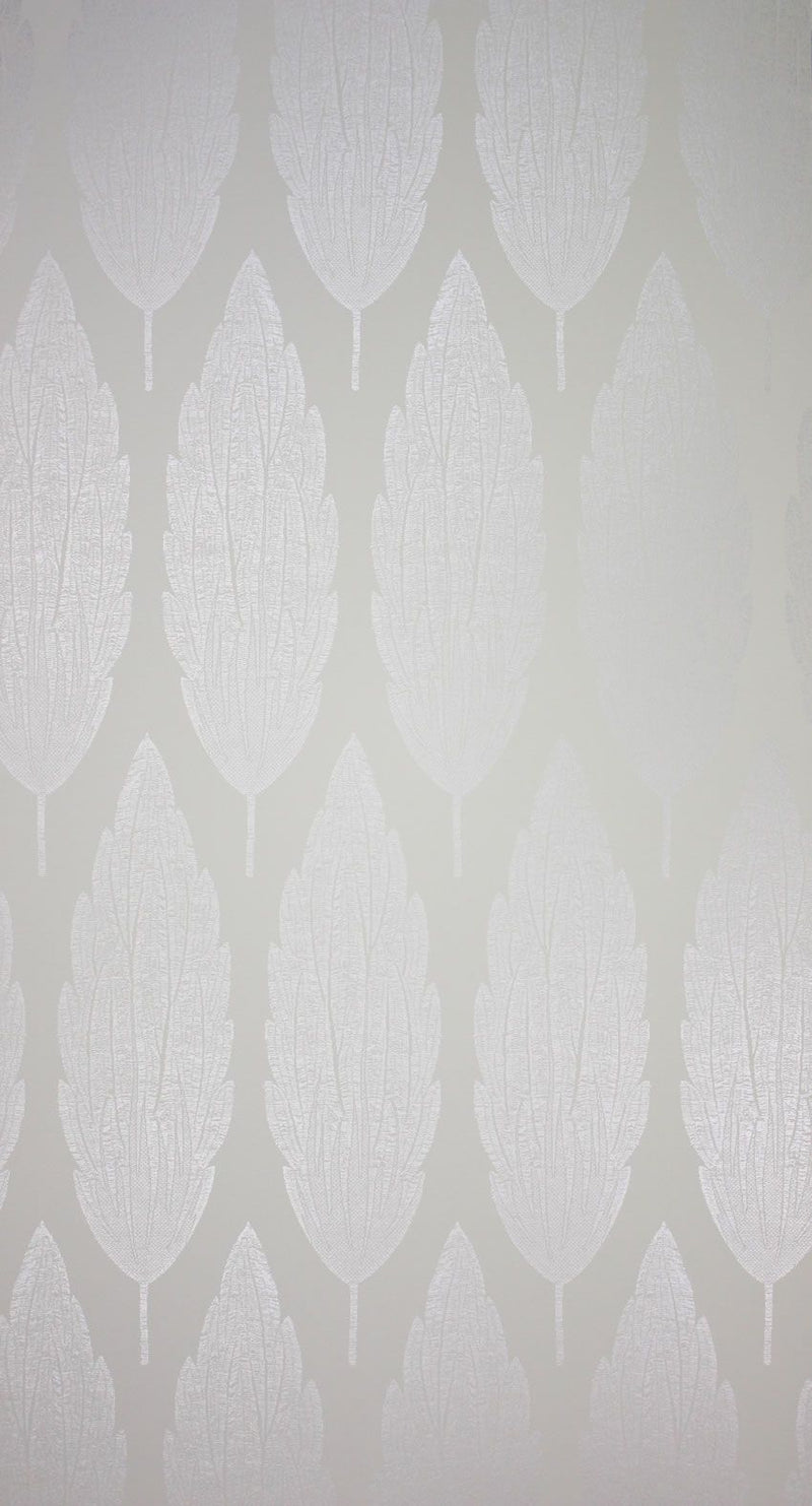 media image for Sample Cypres Wallpaper in gray from the Perroquet Collection by Nina Campbell 235