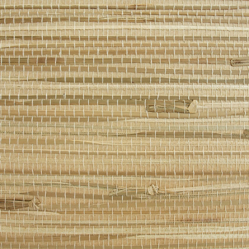 media image for Grasscloth Natural Texture Wallpaper in Brown/Green/Taupe 273