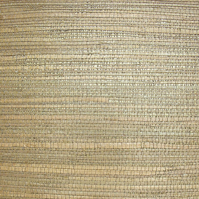 product image of Sample Grasscloth Natural Texture Wallpaper in Green/Yellow/Gold 535