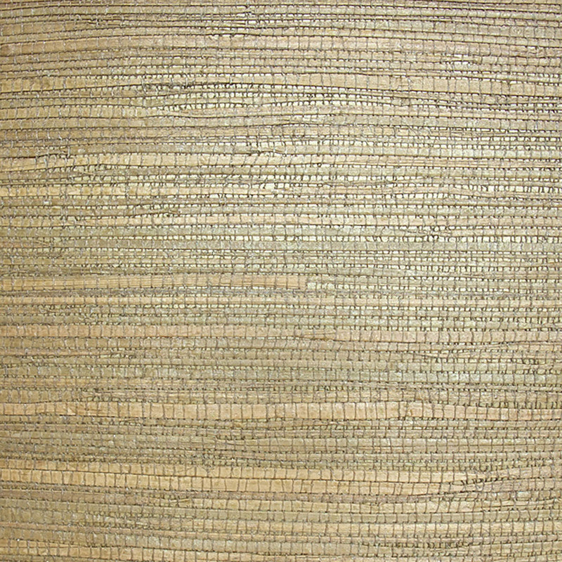 media image for Grasscloth Natural Texture Wallpaper in Green/Yellow/Gold 23