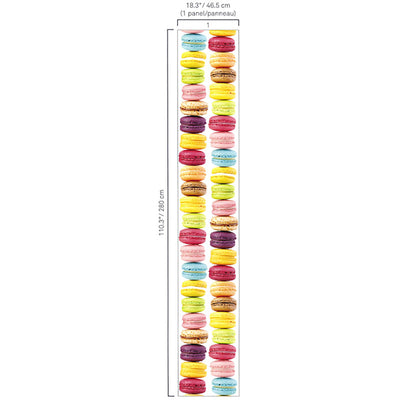 product image of Macaroons Stacked Wall Mural in Rainbow 520