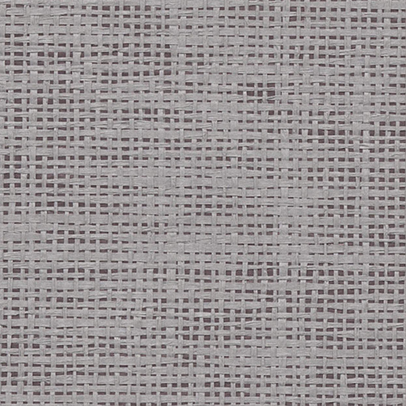 media image for Grasscloth Open Weave Texture Wallpaper in Eggplant/Silver 234