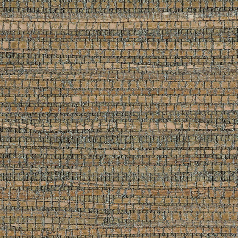 media image for Grasscloth Natural Raffia Texture Wallpaper in Wheat/Silver 273